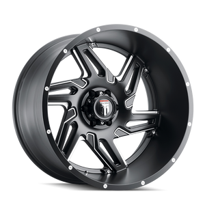 American Truxx Spurs AT186 5x127 24x14-76 Black/Milled