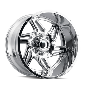 American Truxx Spurs AT186 5x139.7 24x14-76 Chrome