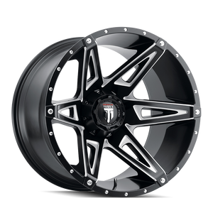 American Truxx Kutz AT1902 8x170 20x9-12 Black/Milled