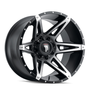 American Truxx Kutz AT1902 5x127 18x9-12 Black/Machined