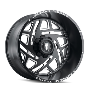 American Truxx Cosmos AT1904 5x150 24x14-76 Black/Milled