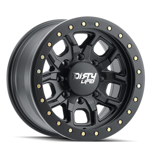 Dirty Life Dt-1 9303 6x139.7 20x9+12 Matte Black W/Simulated Ring