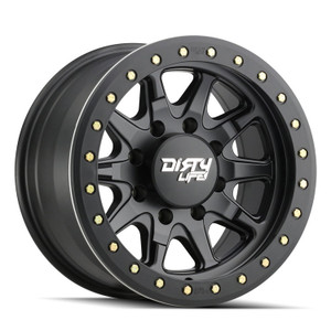 Dirty Life Dt-2 9304 6x135 17x9-12 Matte Black W/Simulated Ring
