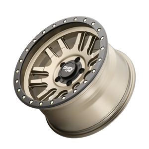 Dirty Life Canyon Pro 9309 6x139.7 17x9-12 Satin Gold/Black Lip