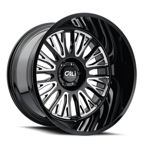Cali Off-Road Vertex 9116 8x170 24x14-76 Black Milled