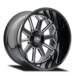 Cali Off-Road Auburn 9117 6x135 24x14-76 Black/Milled