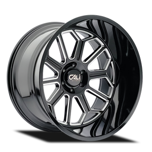 Cali Off-Road Auburn 9117 8x170 20x9-12 Black/Milled