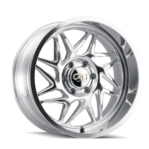 Cali Off-Road Gemini 9112 6x135 20x10-25 Polished/Milled Spokes Cali Off-Road Gemini 9112 6x135 20x10-25 Polished/Milled Spokes