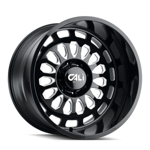 Cali Off-Road Paradox 9113 6x139.7 20x10-25 Gloss Black/Milled Spokes