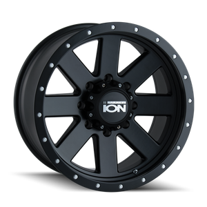 Ion Type 134 5x139.7 20x9+0 Matte Black/Black Beadlock