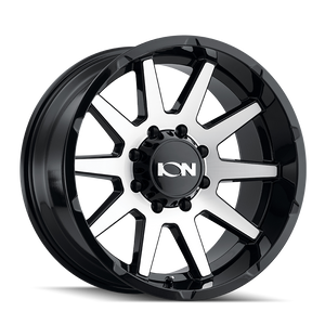 Ion Type 143 8x165.1 20x9+18 Gloss Black/Machined Face