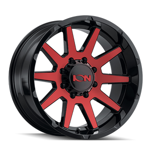 Ion Type 143 5x139.7 20x9+18 Gloss Black/Red Machined