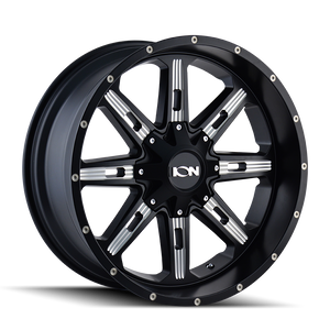 Ion Type 184 5x150 20x9+18 Satin Black/Milled Spokes