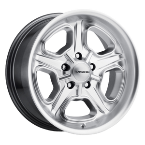 Vision American-Muscle 147 Daytona 5x114.3 15x7+6 Hyper Silver Vision American-Muscle 147 Daytona 5x114.3 15x7+6 Hyper Silver
