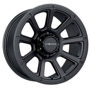 Vision Off-Road 353 Turbine 6x139.7 20x9+18 Matte Black