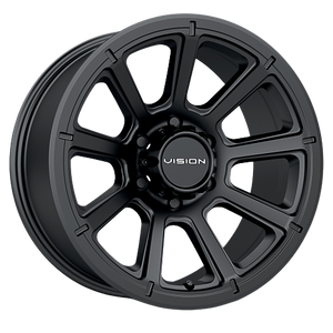 Vision Off-Road 353 Turbine 6x139.7 17x8.5+18 Matte Black