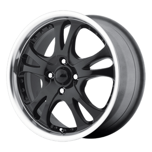 American Racing AR393 CASINO 4X100 17X7.5 +45 GLOSS BLACK W/ MACHINED LIP