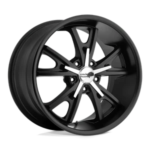 American Racing Vintage VN801 DAYTONA 5X114.3 22X11 +38 SATIN BLACK W/ MACHINED FACE