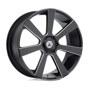 Asanti Black ABL-15 APOLLO 5X115 22X9 +15 SATIN BLACK MILLED