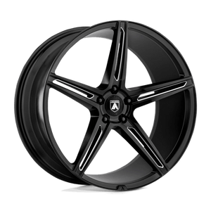 Asanti Black ABL-22 ALPHA 5 5X112 20X10.5 +38 GLOSS BLACK MILLED