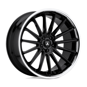 Asanti Black ABL-24 BETA 5X114.3 24X9 +32 GLOSS BLACK W/ CHROME LIP
