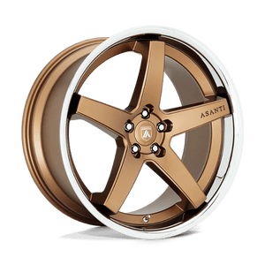 Asanti Black ABL31 REGAL 5X120 20X9 +35 SATIN BRONZE W/ CHROME LIP