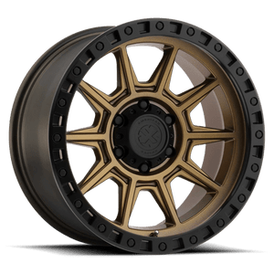 ATX Series AX202 6X139.7 18X9 0 MATTE BRONZE W/ BLACK LIP