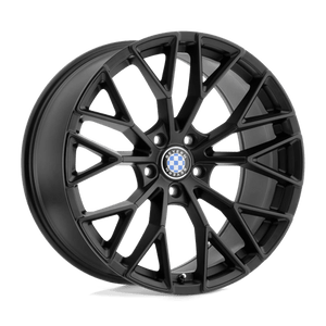 Beyern ANTLER 5X120 18X8.5 +40 DOUBLE BLACK - MATTE BLACK W/ GLOSS BLACK FACE