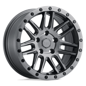 Black Rhino ARCHES 6X135 20X9.5 +12 MATTE BRUSHED GUNMETAL W/ BLACK BOLTS