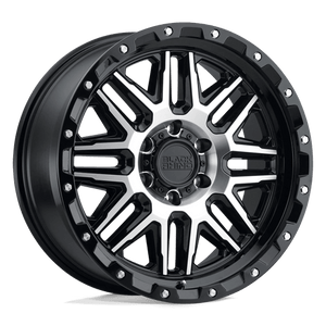 Black Rhino ALAMO 5X127 18X9 -18 GLOSS BLACK W/ MACHINED FACE & STAINLESS BOLTS