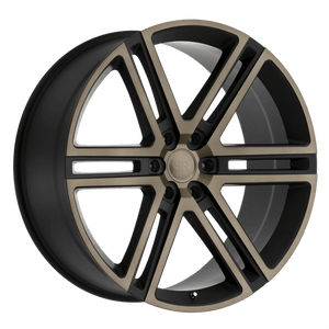 Black Rhino TIMBVATI 6X135 24X10 +30 MATTE BLACK W/ MACHINED FACE & DARK MATTE TINT