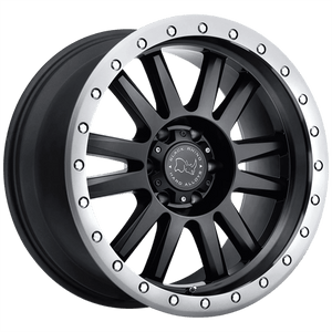 Black Rhino TANAY 8X170 17X9 +12 MATTE BLACK W/ MATTE GRAPHITE LIP