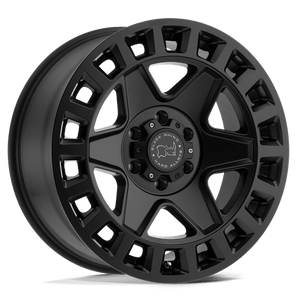 Black Rhino YORK 6X139.7 17X9 +12 MATTE BLACK