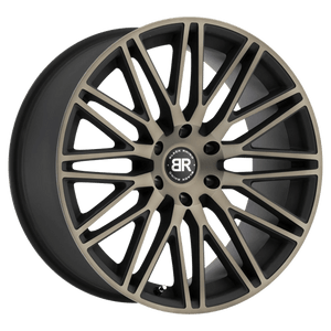 Black Rhino ZULU 6X139.7 22X10 +20 MATTE BLACK W/ MACHINED FACE & DARK MATTE TINT