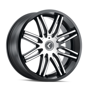 Kraze Cray 141 5x120 20x8.5+35 Black/Machined
