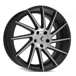 Kraze Spinner 181 5x115 22x8.5+15 Black/Machined