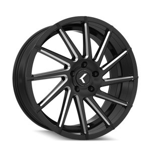 Kraze Spinner 181 5x115 22x8.5+15 Black/Milled