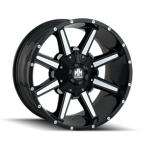 Mayhem Arsenal 8104 6x135/6x139.7 17x9-12 Gloss Black/Machined Face