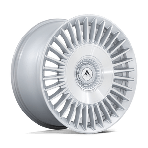 Asanti Black ABL-40 TIARA 5X112/5X120 22X10.5 +38 GLOSS SILVER WITH BRIGHT MACHINED FACE