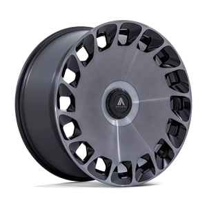 Asanti Black ABL-45 ARISTOCRAT 5X112/5X114.3 20X10.5 +40 GLOSS BLACK MACHINED FACE WITH DDT