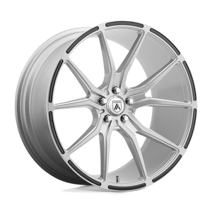 Asanti Black ABL-13 VEGA 5X115 20X9 +15 BRUSHED SILVER CARBON FIBER INSERT