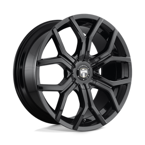 DUB 1PC S208 ROYALTY 6X120/6X132 22X9.5 +30 GLOSS BLACK