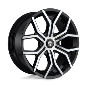 DUB 1PC S209 ROYALTY 6X135/6X139.7 22X9.5 +30 GLOSS MACHINED DOUBLE DARK TINT