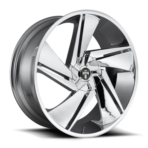 DUB 1PC S246 FADE BLANK 24X10 +32 CHROME PLATED
