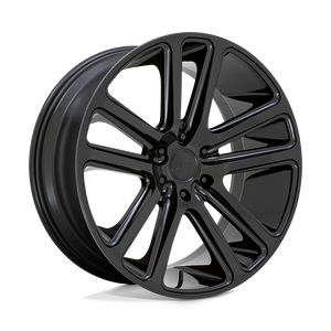 DUB 1PC S256 FLEX 6X135 22X9.5 +30 GLOSS BLACK