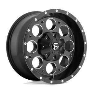 Fuel 1PC D525 REVOLVER 8X165.1 20X10 -12 MATTE BLACK MILLED