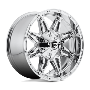 Fuel 1PC D530 HOSTAGE 8X170 18X9 -12 CHROME PLATED