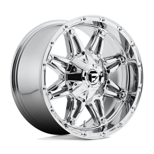 Fuel 1PC D530 HOSTAGE 8X170 20X10 -12 CHROME PLATED