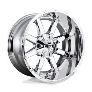 Fuel 1PC D536 MAVERICK 5X139.7/5X150 22X10 +10 CHROME PLATED