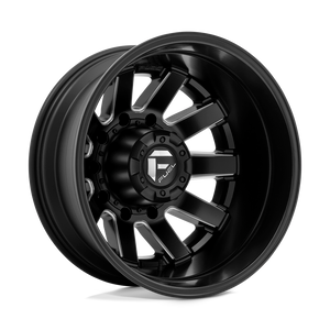 Fuel 1PC D538 MAVERICK 8X200 24X8.25 -201 MATTE BLACK MILLED